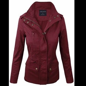 Love Tree - Red Drawstring Jacket